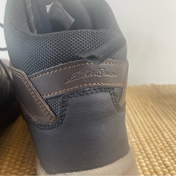 Men’s Eddie Bauer Everett Leather Waterproof Hiking Boots in Brown Size 13 - Picture 9 of 12